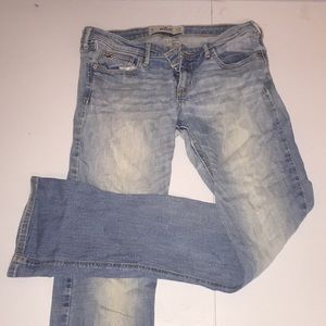 Light wash jeans